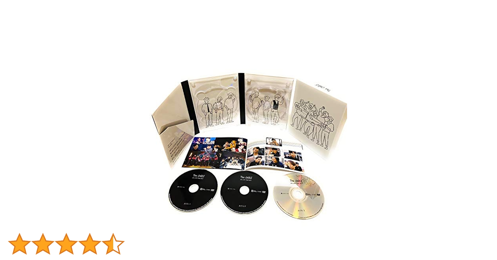 V6/LIVE TOUR 2017 The ONES〈初回盤A〉+〈初回盤B〉 LIVE TOUR 2017 The ONES - DISCOGRAPHY | V6 Official Website